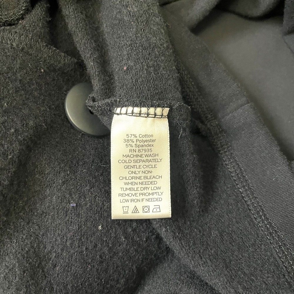 Susan Graver Jacket Womens XXS Black Cotton Single Button Casual Blazer Y2K - Picture 10 of 11